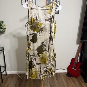Bandolera Bohemian Ruched Midi Dress